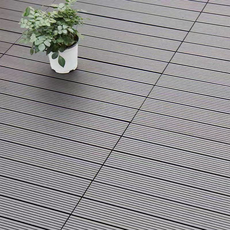 DIY madera-plástico empalme piso al aire libre antideslizante corrosión compuesto piso 30*90 plástico piso de madera al aire libre auto-Empalme piso