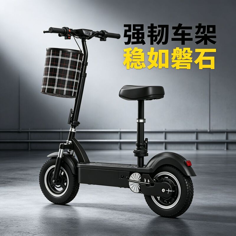 The Widened Seat Cushion of the Little Flying Eagle Electric Scooter Is Comfortable for Students to Ride for Long Periods of Time