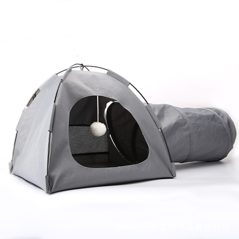 新しいペットテント猫の巣ダイヤモンドトンネルオールシーズン密閉型取り外し可能で洗える屋外防水犬の巣|undefined