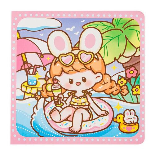 Kaka sauce square notebook creative square note planner notebook cute high-value notebook wholesale