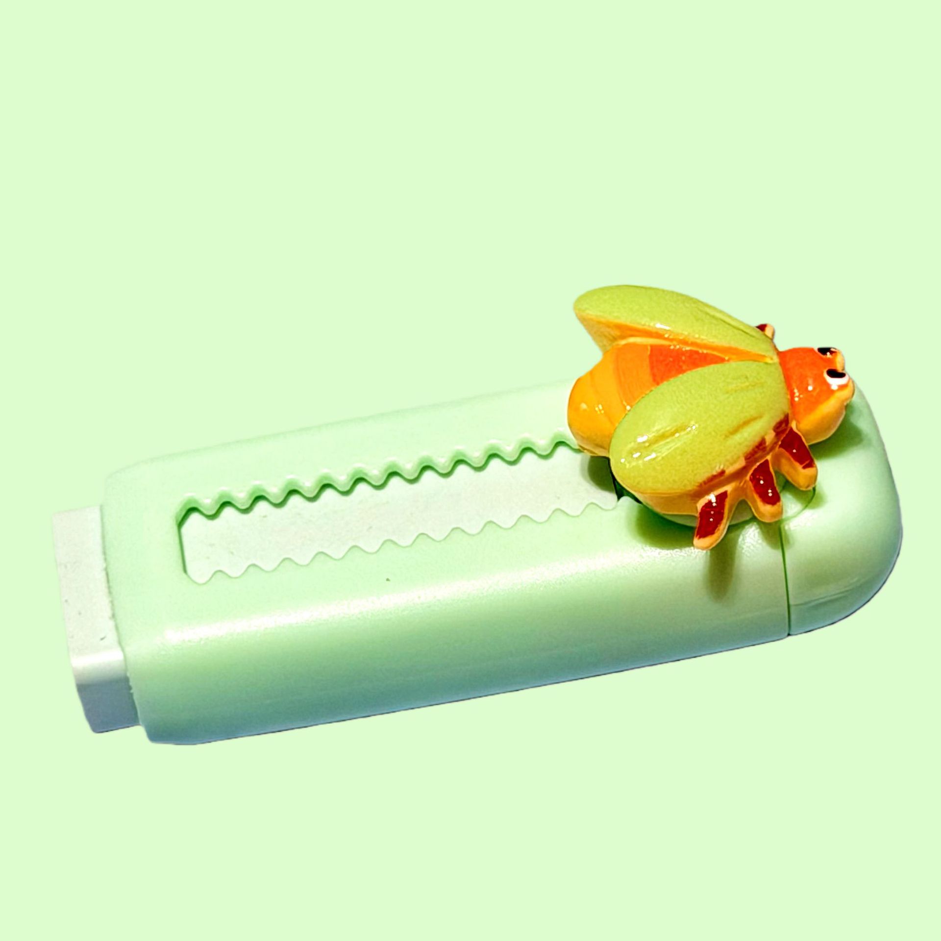 Eraser de insectos creativo resina de dibujos animados colorido lindo animal empuje tirar Eraser estudiantes aprenden papelería