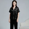 Black, with short sleeve