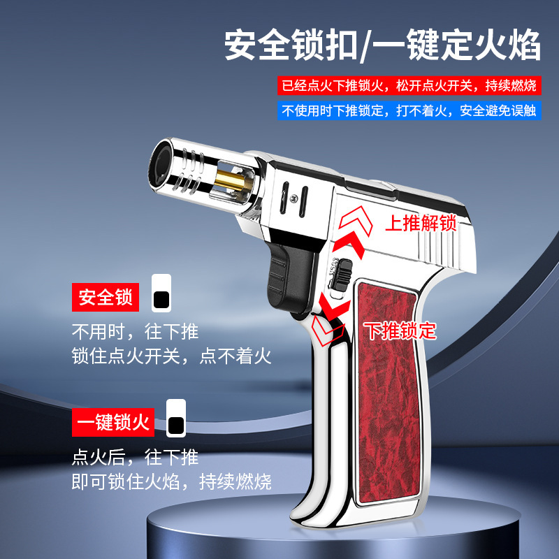 FQ912便携蓝焰直冲打火机户外烧烤艾灸点炭五金焊接喷枪雪茄点火|undefined