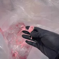 Натуральные новые повязки на голову в виде кролика из ПВХ, прочный материал, DIY, милые розовые аксессуары из искусственного кроличьего меха