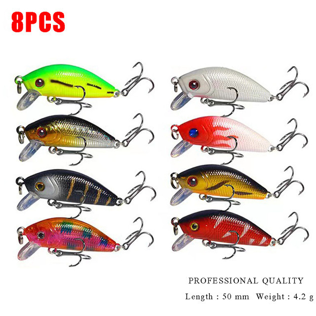 Fishing Lure Tackle Kit Set Crazy Wobblers Artificial Bionic