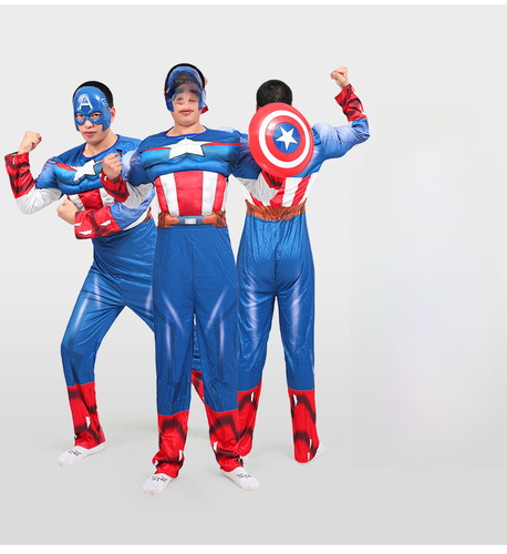 Adult Avengers Spider-Man cosplay muscle suit Captain America Thor Iron Man Optimus Prime