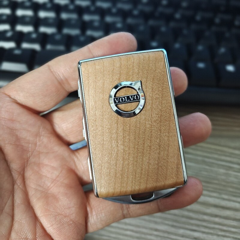 Suitable for Solid Wood Volvo Xc40Xc60Xc90S60S90V60 Keychain Modification Replacement Protective Case Suitable for Solid Wood Volvo Xc40Xc60Xc90S60S90V60 Keychain Modification Replacement Protective Case