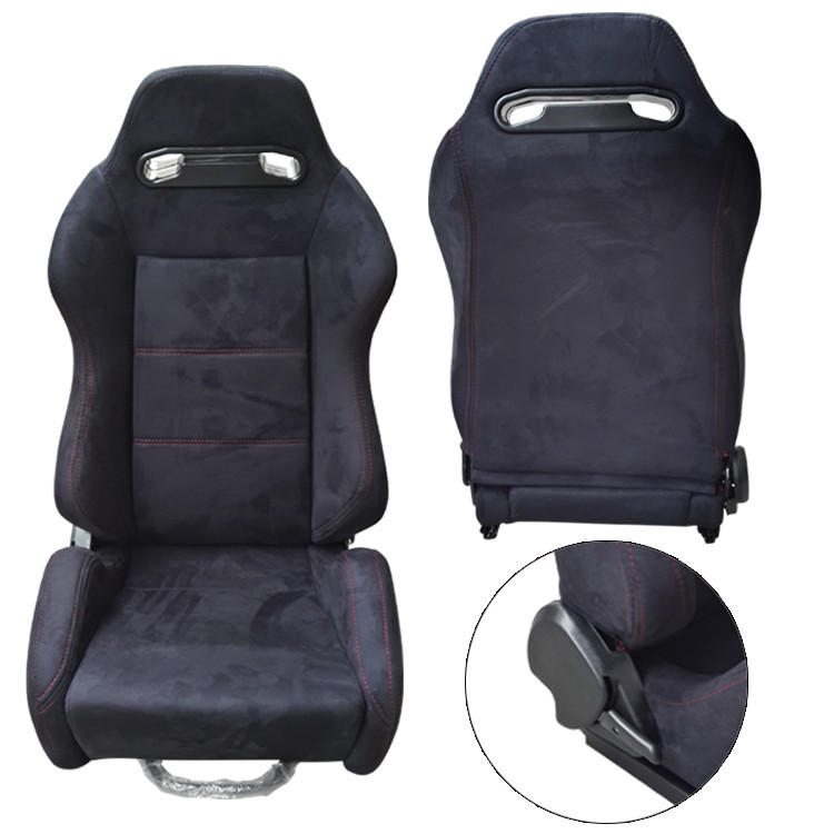Modified Car Seat Adjustable Suede Sports Racing Seat SPO Racing Sports Seat Wholesale