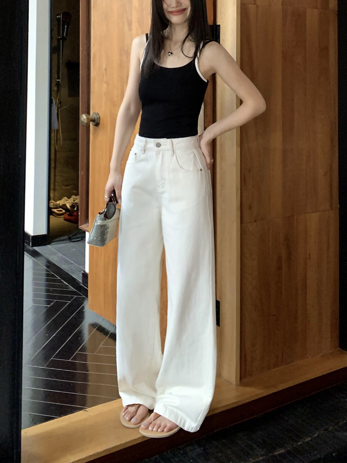 White jeans
