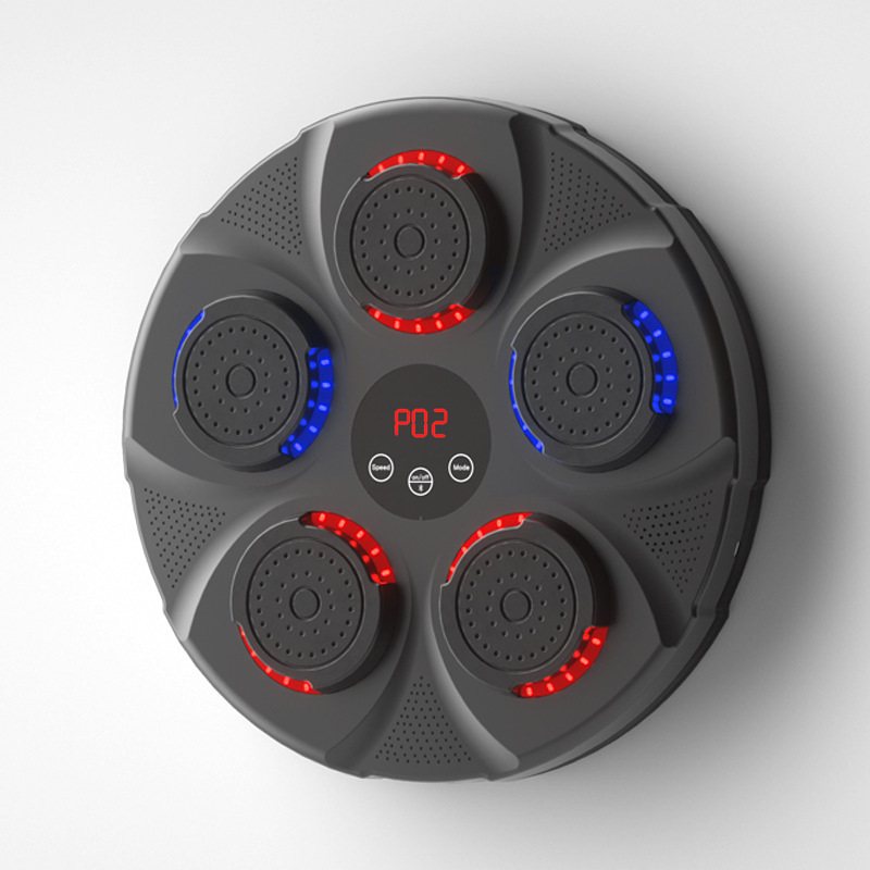 Máquina de boxeo de música inteligente objetivo de pared descompresión ventilación equipo de fitness máquina de boxeo entrenamiento de reacción adultos niños bolsa de arena