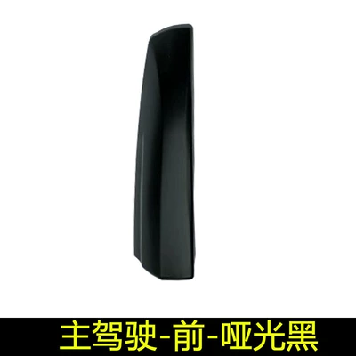 Roof rack — Corner - 09-14-highlander-driver-front-matte-black