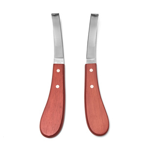 Cross-Border Spot Left and Right Wide-Edged Horseshoe Knives, Horseshoe Knives, Horses, Cows for Cows, Livestock Wide-Edged Horseshoe Knives, Single-Sided Blades