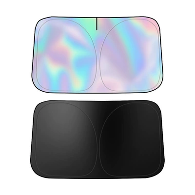 Sun shade – silver front visor universal card-in