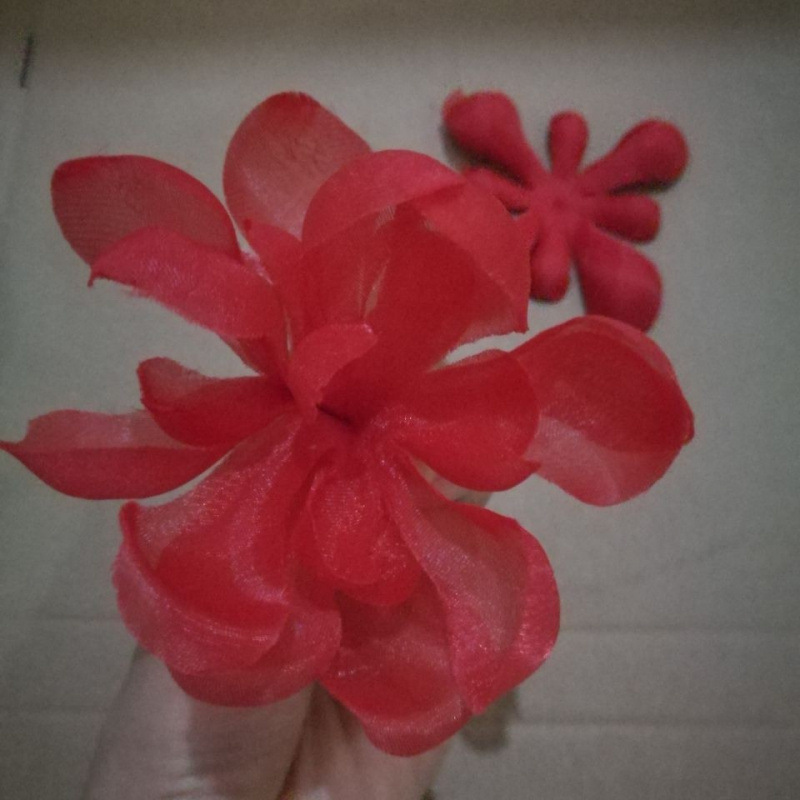 婚纱礼服花片装饰花瓣欧根纱大手工蛋糕彩色裙子立体衣帽水滴|undefined