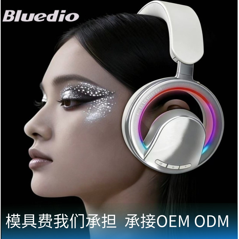 Blue String Open-Back Bluetooth Headphones 40mm Dynamic Driver Gaming Wireless Luminous Headset with Deep Bass and Long-Lasting Battery Blue String Open-Back Bluetooth Headphones 40mm Dynamic Driver Gaming Wireless Luminous Headset with Deep Bass and Long-Lasting Battery
