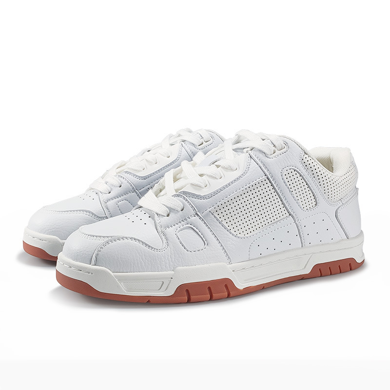 2023 nicho diseño pareja zapatos de skate de la calle americana de los hombres de suela gruesa zapatos blancos zapatos casuales pan zapatos estudiante mujeres