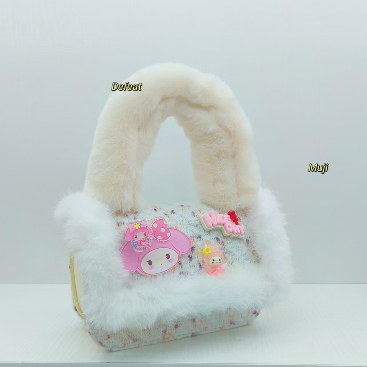Bolso de peluche, bolso de hombro, bolso de mochila, bolso de cambio, bolso de accesorios, bolso de princesa para niños.
