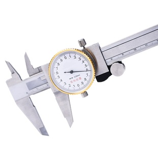 High-Precision Stainless Steel Caliper with Dial 0-150 200 300mm Dial Oil Dipstick Industrial-Grade Depth