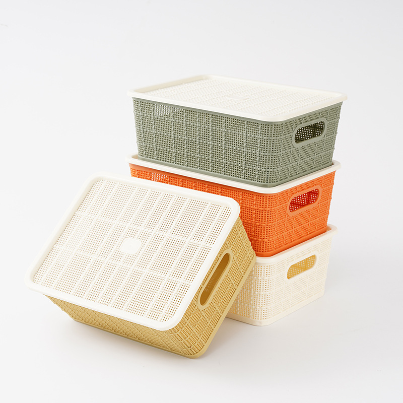 Categoría 4: Cestas de almacenamiento, contenedores de almacenamiento, cestas de drenaje para sala de estar y cocina, cestas para frutas, cajas de almacenamiento misceláneas para escritorio, cestas de almacenamiento. image 8