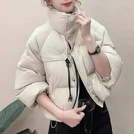 短款羽绒服外套女2025冬季新款气质小个设计感显瘦百搭保暖面包服