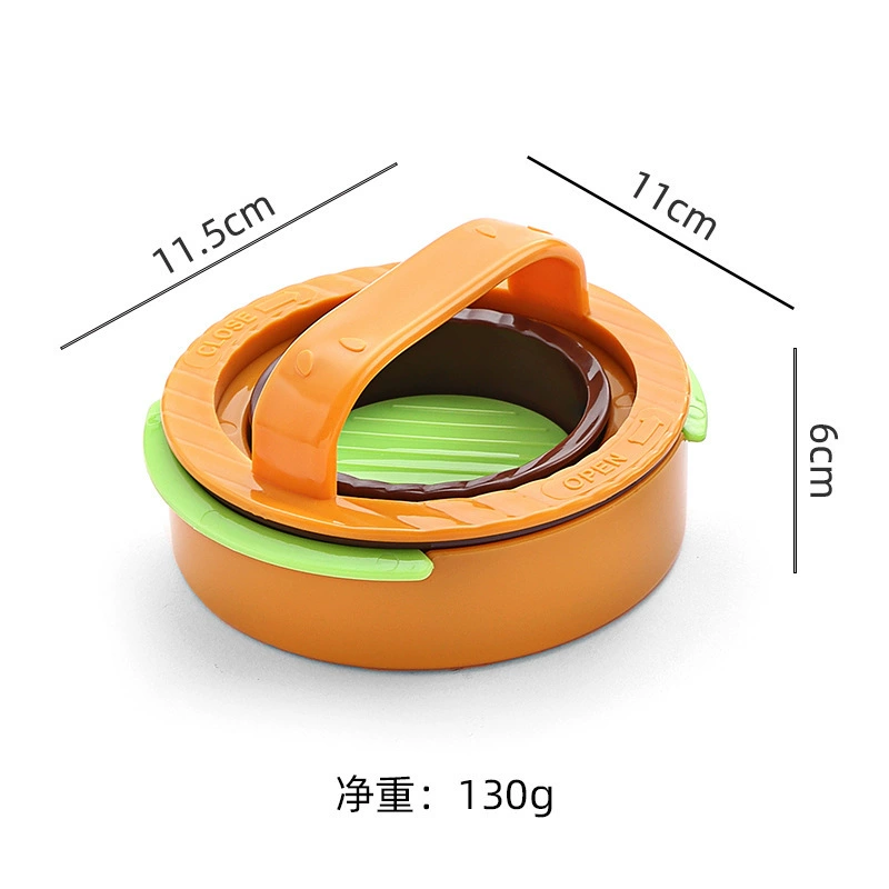 Amazon Explosion Food -grade PP Burger Manufacturing Tool Hamburg Pressor Porter Pressor Pressor Pressor Pressor