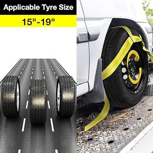 Customized Tire Binding Belt 15-19 "Handling Fixed Flat Hook with Wrecker Accessories Trailer Rope
