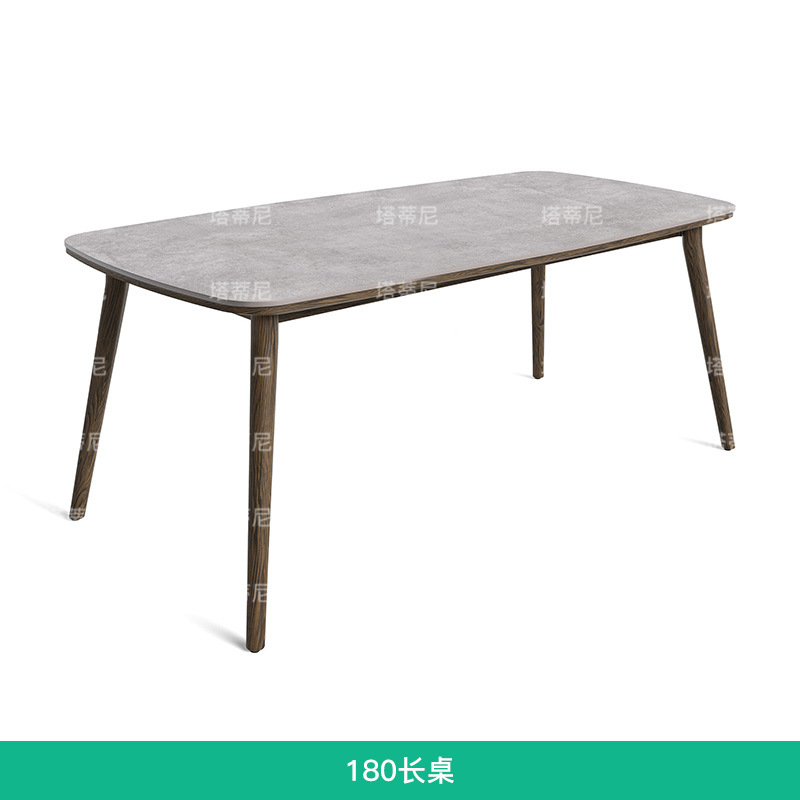 Mesa y silla de madera maciza al aire libre Jardín al aire libre Patio balcón impermeable y protección solar Hotel Villa terraza Mesa y silla de teca combinación
