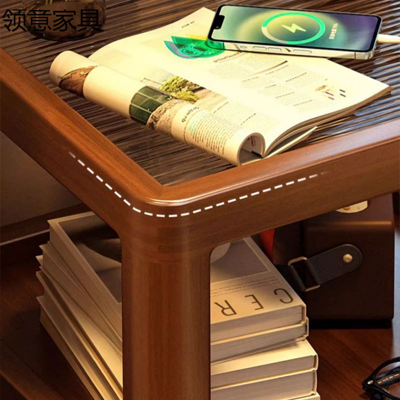 移动茶几简易多功能沙发边柜小桌子创意轻奢床头柜边几侧边柜角几|undefined