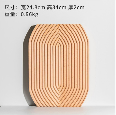 インスタイルの写真撮影グルメ装飾品写真小道具波状ボード水の波紋木製ブレッドボードホームブナトレイ