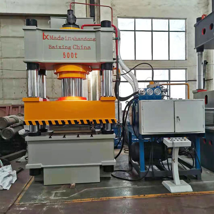 500吨液压机 下封板压花成型液压机 四柱液压机 500吨油压机