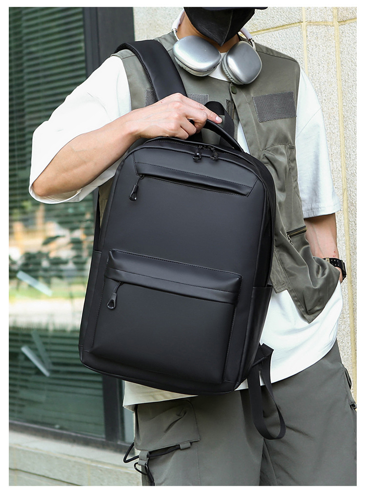Cross-border wholesale of new large-capacity school bags for junior and senior high school students, foreign trade backpacks, men's Korean version simple commuting computer bags undefined