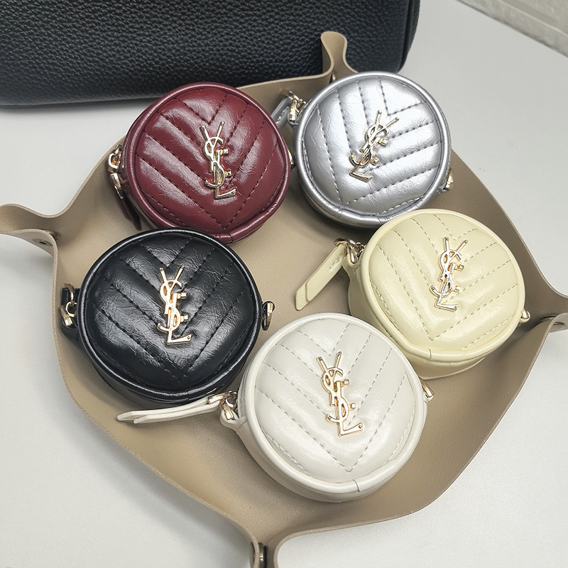 YSL Mini Zəncirli Kvadrat Çanta — Çiyin və Krossbody Modeli
