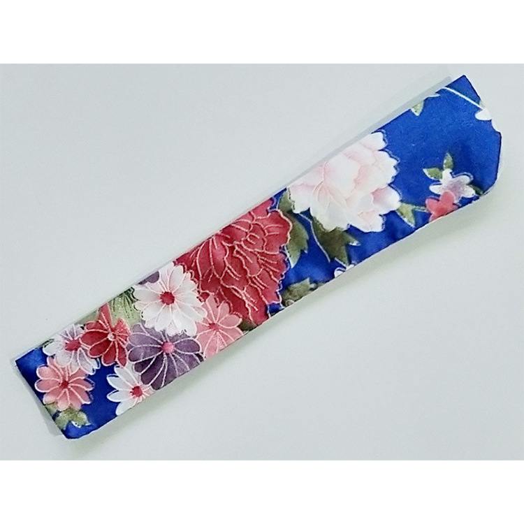 En stock cubierta del ventilador de las mujeres de tela de seda bolsa de ventilador regalo pequeño ventilador de embalaje fabricante de lino cubierta del ventilador de brocado