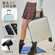 小旅行密码箱女18寸登机行李箱轻便拉杆小型迷你可爱旅行箱子批发
