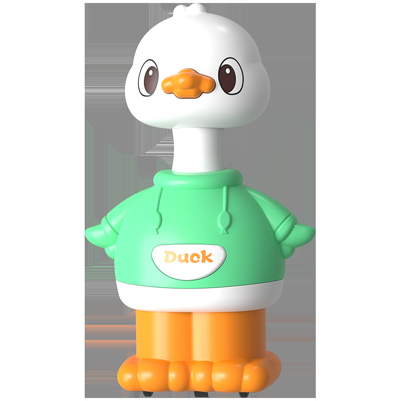 Juguetes escolares de dibujos animados de presión de inercia de duckling de presión de juguetes para niños y niñas juguetes de acertijo para niños pequeños