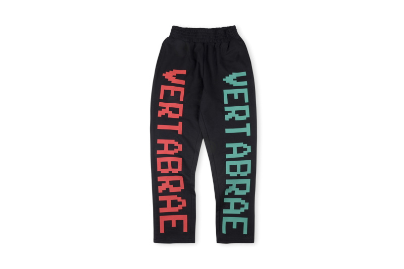 跨境外贸男女明星同款Vertabrae sweatpants镶钻立体字休闲长裤|undefined