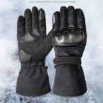 冬季骑行手套防水防寒加厚户外骑车保暖冬季钓鱼骑行手套男女通用