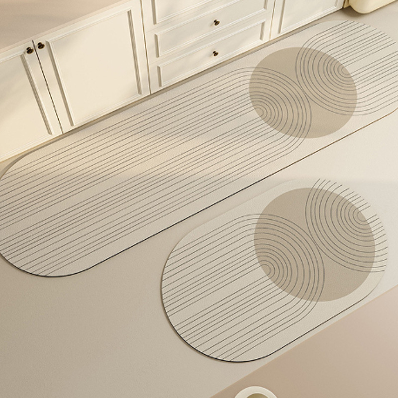 Lodo de diatomaceas ligero lujoso alfombra de puerta simple 15