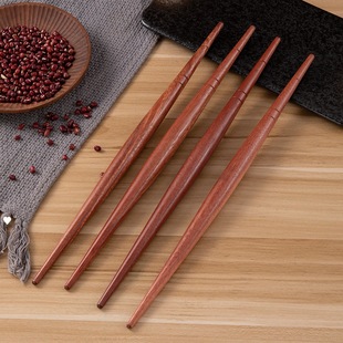 Ebony Rolling Pin, Dumpling Skin Rolling Pin with Scale, Solid Wood Logs with Two Pointed Ends, Substitute and Sales, Dropshipping Hot