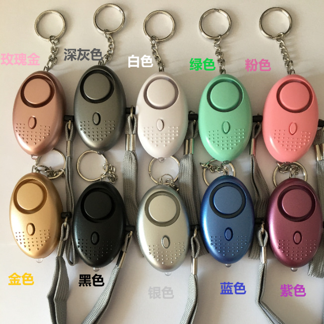 Alarma Personal Colgante de Autodefensa con Luz LED