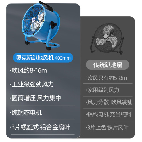 Oaks industrial fan portable fan high power high wind commercial electric floor fan factory cross-border floor fan