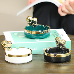 Porcelain ashtray home living room desk accessory Nordic style creative new fashion office desk coffee table ashtray