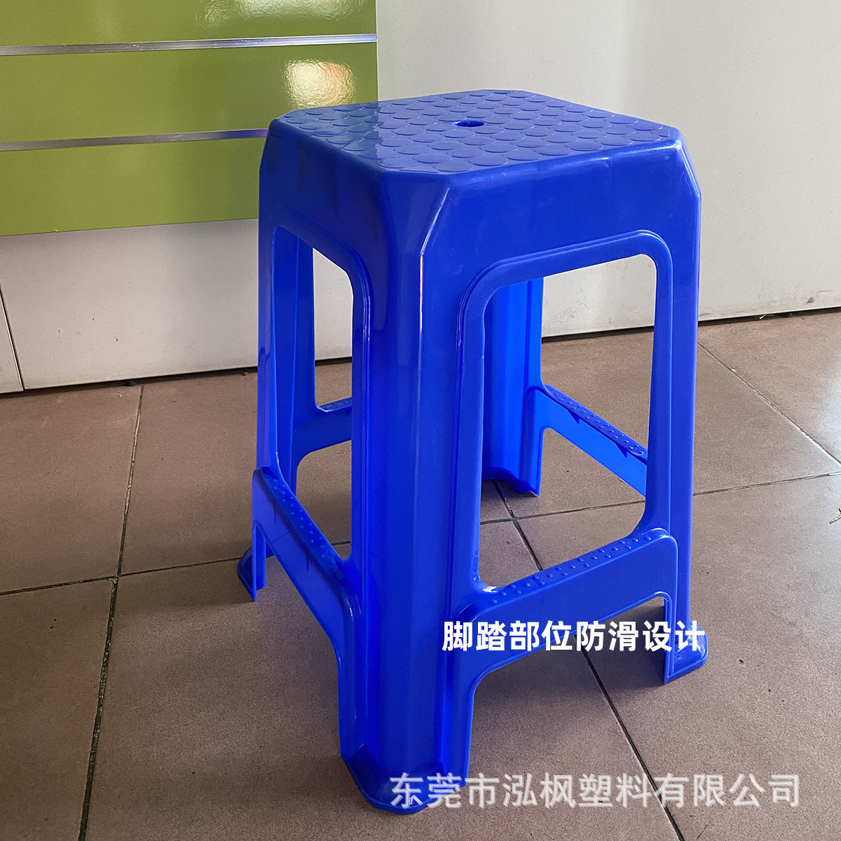 熟料塑胶凳子 车间加高凳560塑料高方凳 加厚非常规高度胶凳