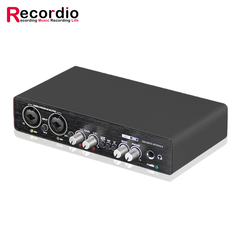 Green sound electronic professional microphone recording sound card USB computer drive-free microphone live recording karaoke artifact equipment