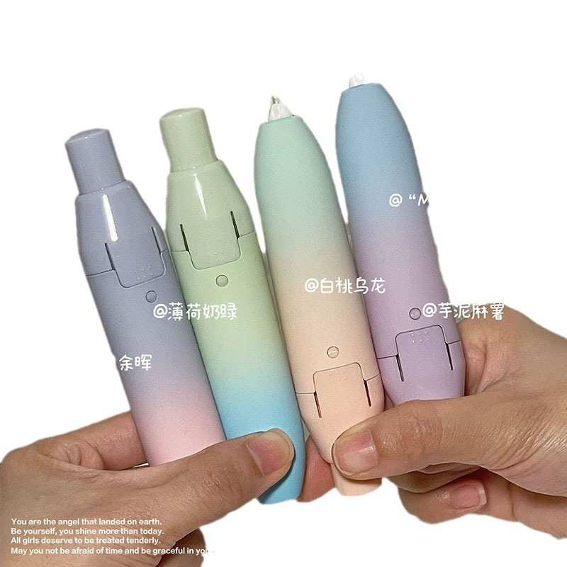 Cinta de corrección de gradiente de alto aspecto pequeño libro rojo mismo estilo cinta de corrección estudiante diario cinta de corrección de empuje de color