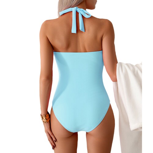2025 Women's European and American Style One-Piece Swimsuit Bikini Factory in Huludao