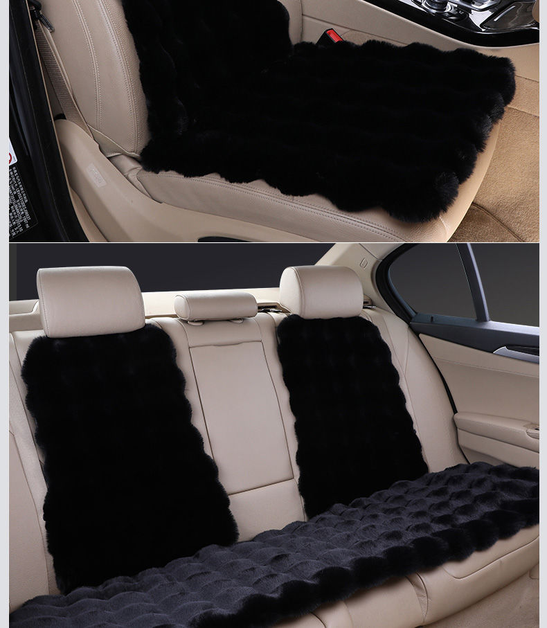 New Car Seat Cushion, Bubble Velvet Seat Cushion, Full Car Cover, Universal Five-Seater for Men and Women, Autumn and Winter Warm Seat Cushion Wholesale