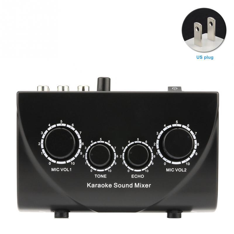 GS-N2 NKR 跨境外销迷你 多功能卡拉OK 混频器家用混响器 效果器