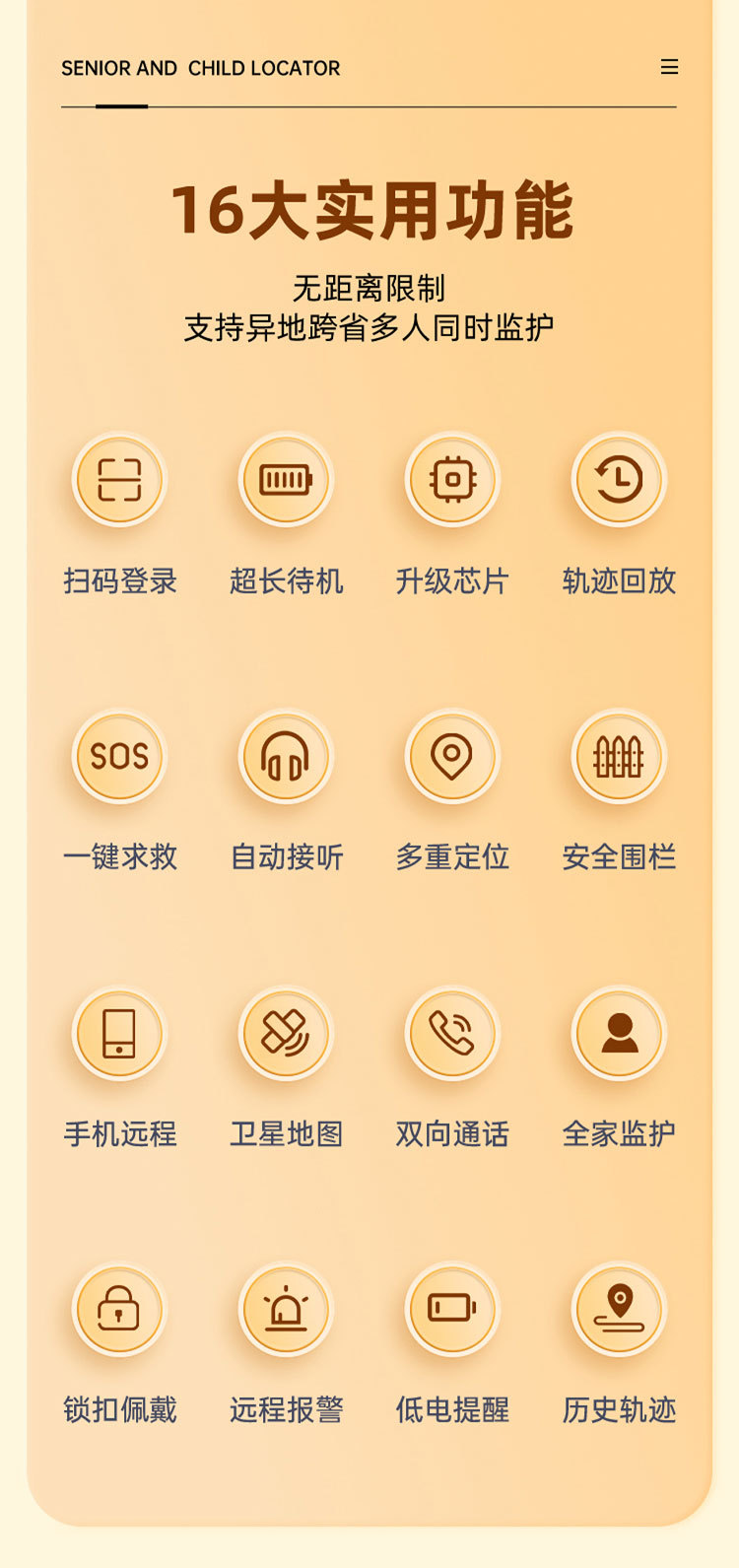 5G+ Quadruple Positioning GPS Locator for Elderly and Children, Two-Way Call, SOS Alarm, Anti-Loss Tracking Device