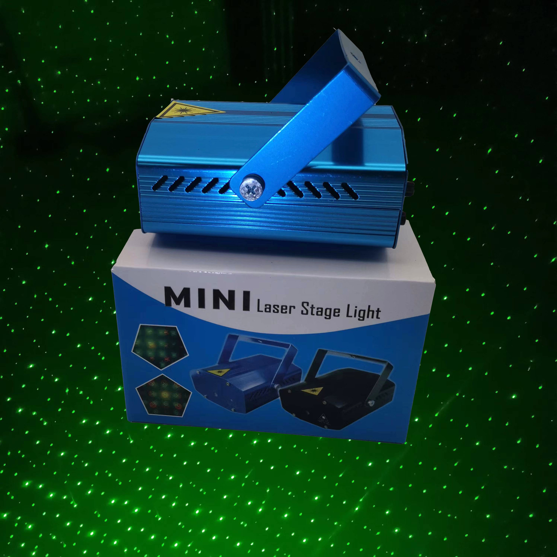 Mini láser de luz láser etapa de luz lámpara de proyección láser estrellado luz mini accesorios de luz láser